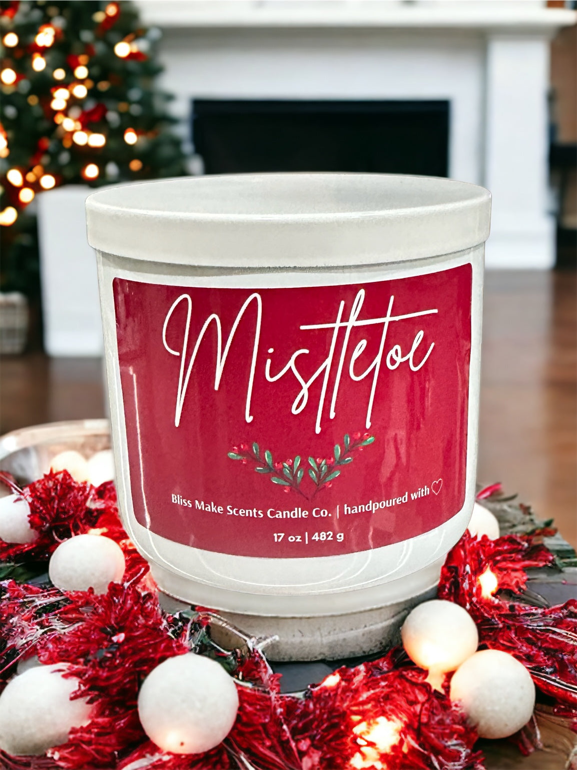 Mistletoe 3-Wick Soy Candle